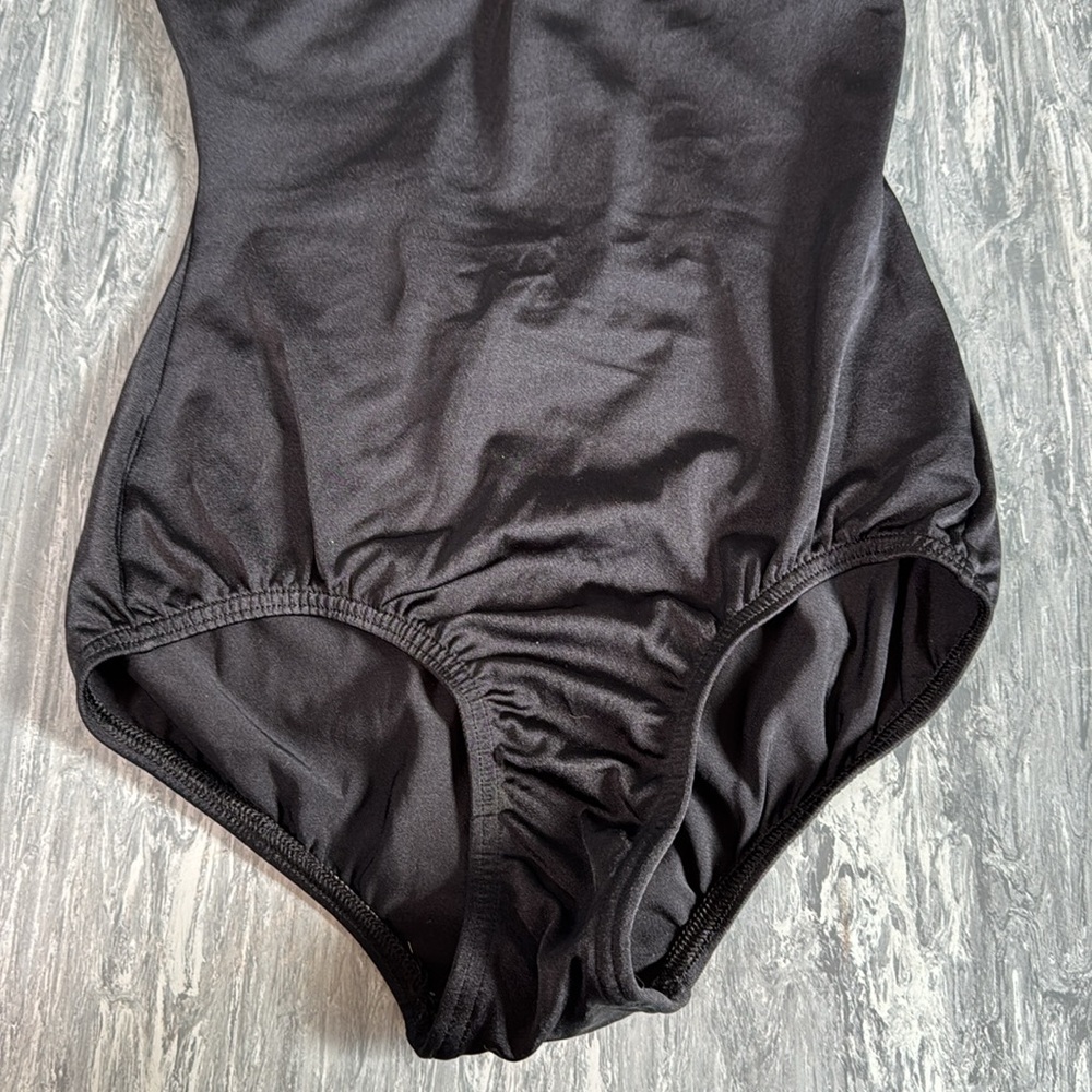 ❤️3/$30 Premiere Collection by Body Wrappers Black Leotard - Picture 3 of 10